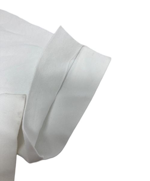 DRAWER（ドゥロワー）Drawer (ドゥロワー) タフタコンビ リボン ワンピース/6526-199-1445 ホワイト サイズ:1の古着・服飾アイテム