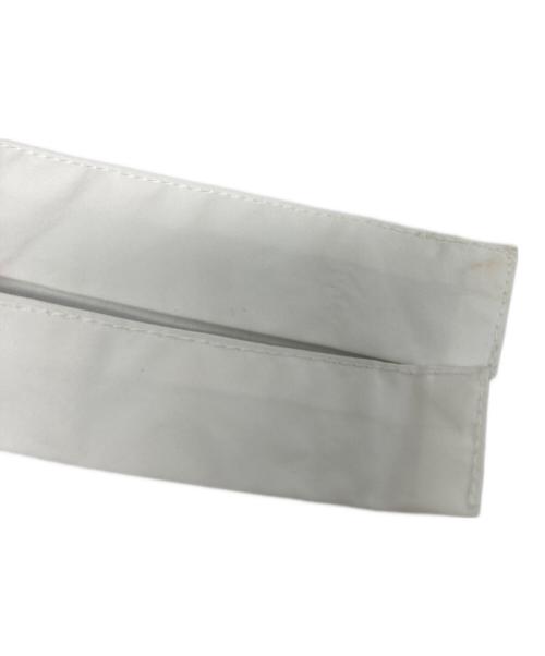 DRAWER（ドゥロワー）Drawer (ドゥロワー) タフタコンビ リボン ワンピース/6526-199-1445 ホワイト サイズ:1の古着・服飾アイテム