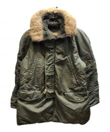 U.S.AIR FORCE（ユーエスエアフォース）の古着「60's N-3B フライトジャケット/8415-269-0419」｜グリーン