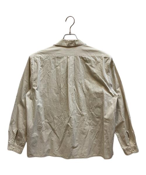 SUGARHILL（シュガーヒル）SUGARHILL (シュガーヒル) STRIPE OPEN-COLLAR SHIRT/22SSSH02 アイボリー サイズ:Mの古着・服飾アイテム
