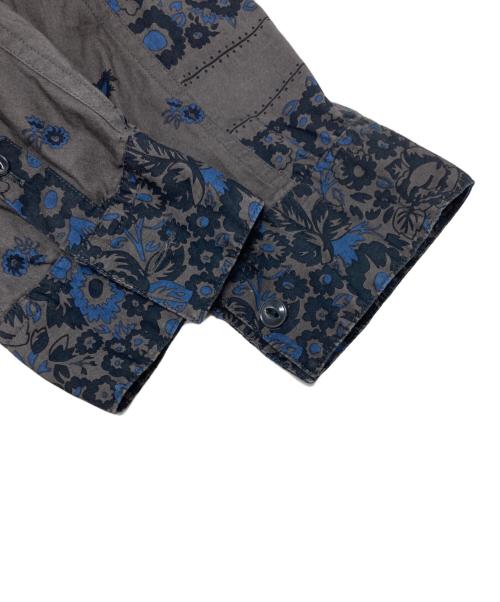 nonnative（ノンネイティブ）nonnative (ノンネイティブ) フラワー バンダナ柄 コットン 長袖シャツ/NN-S4114 ブラウン サイズ:2の古着・服飾アイテム