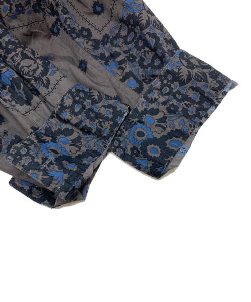 nonnative（ノンネイティブ）nonnative (ノンネイティブ) フラワー バンダナ柄 コットン 長袖シャツ/NN-S4114 ブラウン サイズ:2の古着・服飾アイテム