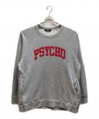 UNDERCOVERアンダーカバー）の古着「PSYCHO Patch Sweatshirt」｜グレー
