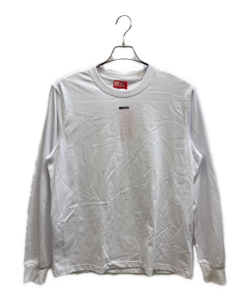 DIESEL（ディーゼル）DIESEL (ディーゼル) T-ADJUST-LS-V1 / A21655 ホワイト サイズ:Lの古着・服飾アイテム