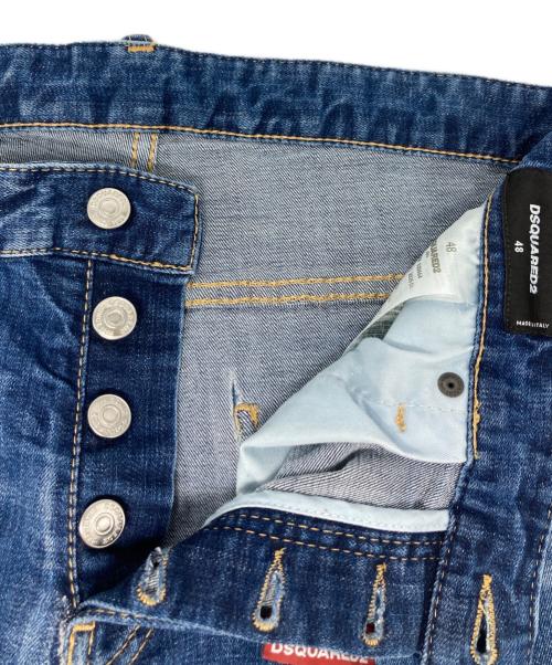 DSQUARED2（ディースクエアード）DSQUARED2 (ディースクエアード) SKATER JEANS/S74LB1556 S30664 インディゴ サイズ:48の古着・服飾アイテム