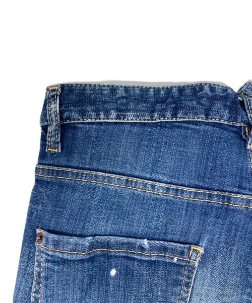 DSQUARED2（ディースクエアード）DSQUARED2 (ディースクエアード) SKATER JEANS/S74LB1556 S30664 インディゴ サイズ:48の古着・服飾アイテム