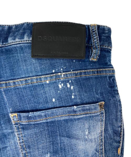 DSQUARED2（ディースクエアード）DSQUARED2 (ディースクエアード) SKATER JEANS/S74LB1556 S30664 インディゴ サイズ:48の古着・服飾アイテム