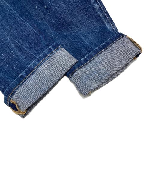 DSQUARED2（ディースクエアード）DSQUARED2 (ディースクエアード) SKATER JEANS/S74LB1556 S30664 インディゴ サイズ:48の古着・服飾アイテム