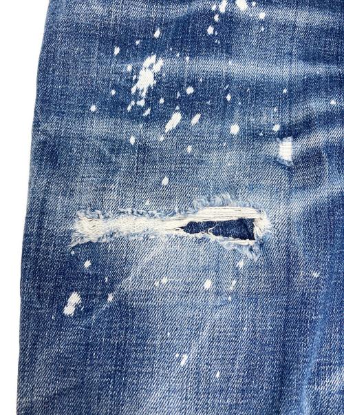DSQUARED2（ディースクエアード）DSQUARED2 (ディースクエアード) SKATER JEANS/S74LB1556 S30664 インディゴ サイズ:48の古着・服飾アイテム