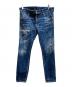 DSQUARED2（ディースクエアード）の古着「SKATER JEANS/S74LB1556 S30664」｜インディゴ