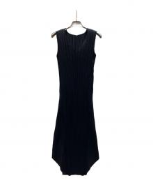 ISSEY MIYAKE（イッセイミヤケ）の古着「ノースリーブワンピース / IM41FH115」｜ブラック