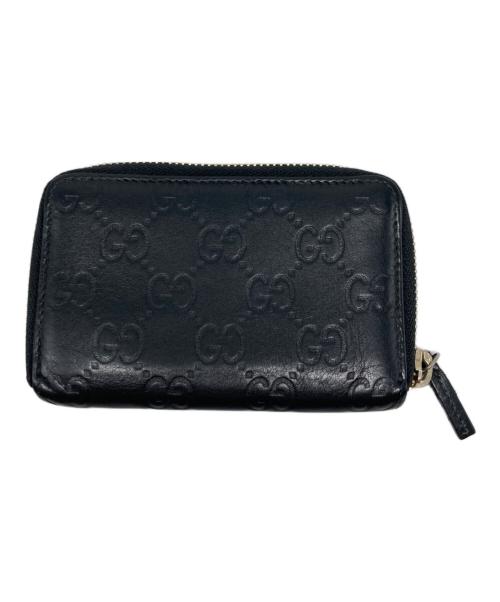 GUCCI（グッチ）GUCCI (グッチ) GG柄コインケース ブラック サイズ:₋の古着・服飾アイテム