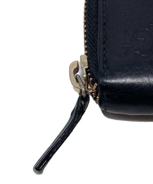 GUCCI（グッチ）GUCCI (グッチ) GG柄コインケース ブラック サイズ:₋の古着・服飾アイテム