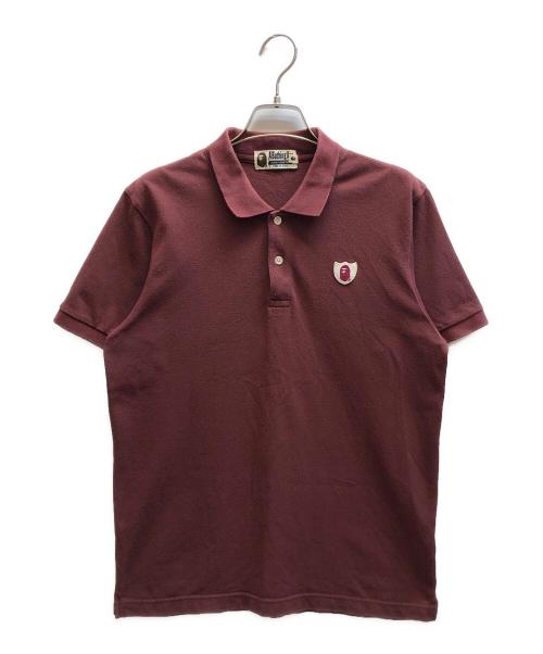 A BATHING APE（アベイシングエイプ）A BATHING APE (アベイシングエイプ) ポロシャツ レッド サイズ:Mの古着・服飾アイテム