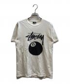 stussyステューシー）の古着「8ボールTシャツ」｜ホワイト