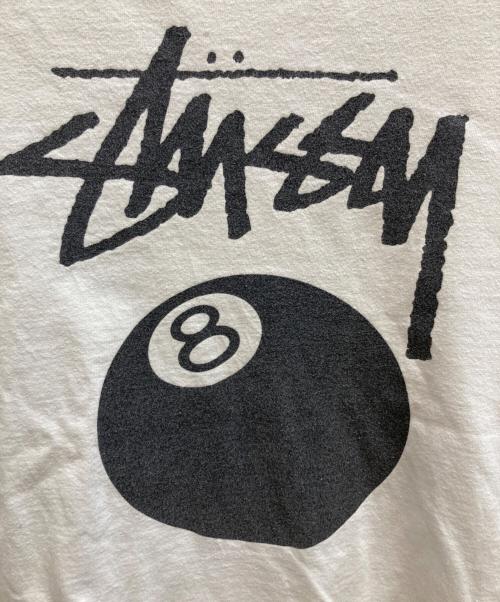 stussy（ステューシー）stussy (ステューシー) 8ボールTシャツ ホワイト サイズ:Sの古着・服飾アイテム