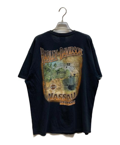 HARLEY-DAVIDSON（ハーレーダビッドソン）HARLEY-DAVIDSON (ハーレーダビッドソン) プリントTシャツ ブラック サイズ:XLの古着・服飾アイテム