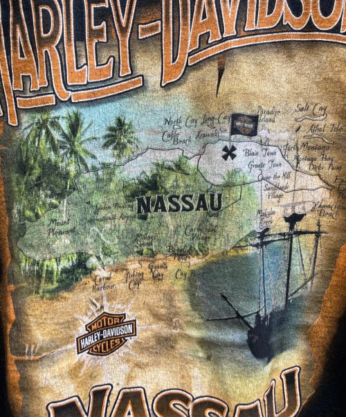 HARLEY-DAVIDSON（ハーレーダビッドソン）HARLEY-DAVIDSON (ハーレーダビッドソン) プリントTシャツ ブラック サイズ:XLの古着・服飾アイテム