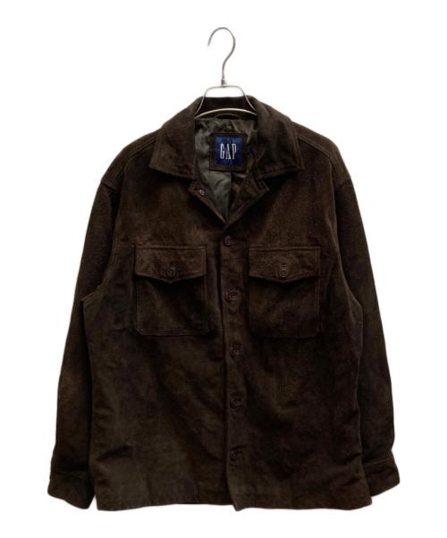 GAP（ギャップ）GAP (ギャップ) スエードジャケット ブラウン サイズ:Sの古着・服飾アイテム