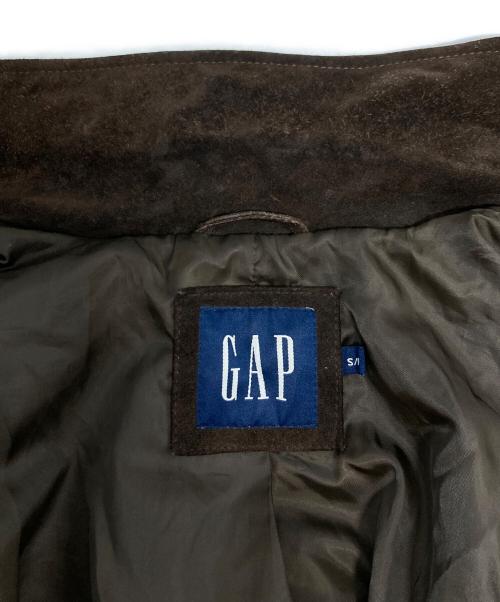 GAP（ギャップ）GAP (ギャップ) スエードジャケット ブラウン サイズ:Sの古着・服飾アイテム