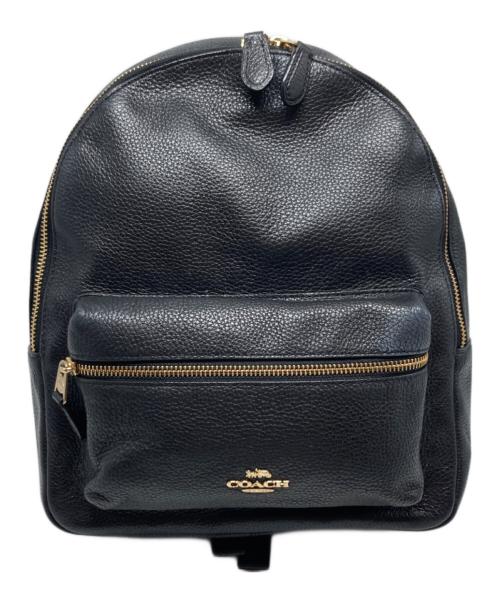 COACH（コーチ）COACH (コーチ) レザーバックパック / F30550 ブラックの古着・服飾アイテム