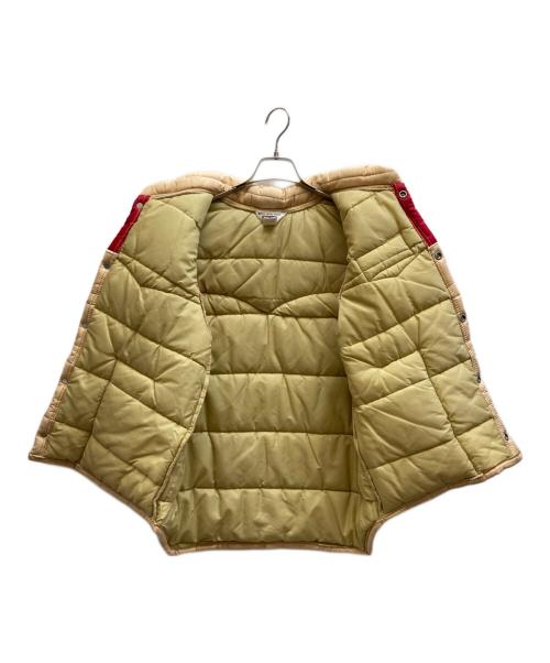 Champion（チャンピオン）Champion (チャンピオン) 中綿ベスト ベージュ サイズ:Lの古着・服飾アイテム