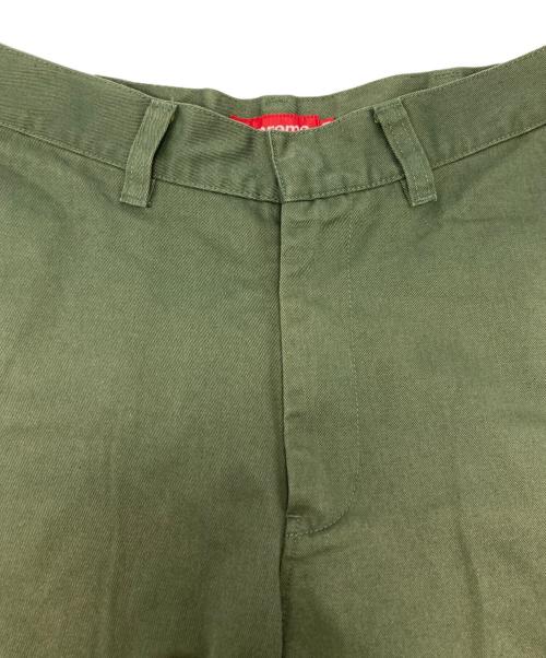 SUPREME（シュプリーム）Supreme (シュプリーム) ワークハーフパンツ グリーン サイズ:W30の古着・服飾アイテム