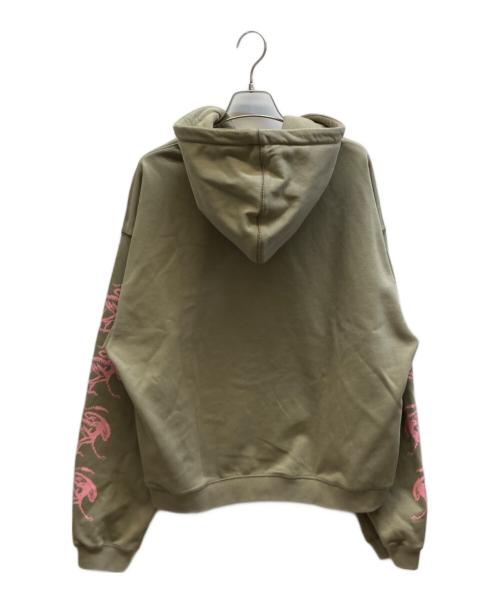 Life Is Unfair（ライフ イズ アンフェア）Life Is Unfair (ライフ イズ アンフェア) ジップパーカー グリーン サイズ:Lの古着・服飾アイテム