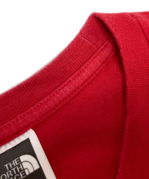 THE NORTH FACE（ザ ノース フェイス）THE NORTH FACE (ザ ノース フェイス) Supreme (シュプリーム) Printed Pocket Tee レッド サイズ:Mの古着・服飾アイテム