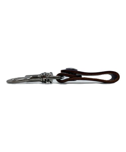 SUPREME（シュプリーム）Supreme (シュプリーム) Leather Key Loop ネイビーの古着・服飾アイテム