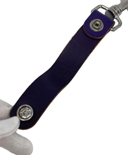 SUPREME（シュプリーム）Supreme (シュプリーム) Leather Key Loop ネイビーの古着・服飾アイテム