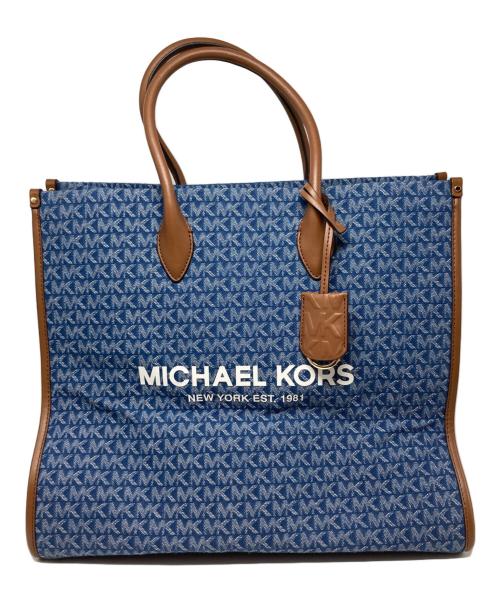 MICHAEL KORS（マイケルコース）MICHAEL KORS (マイケルコース) トートバッグ インディゴの古着・服飾アイテム