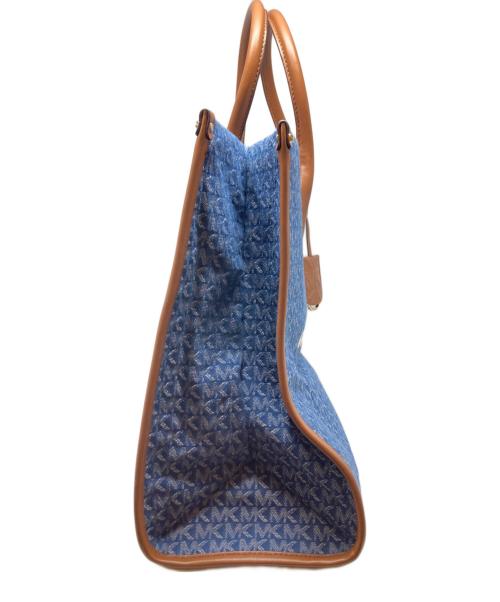 MICHAEL KORS（マイケルコース）MICHAEL KORS (マイケルコース) トートバッグ インディゴの古着・服飾アイテム