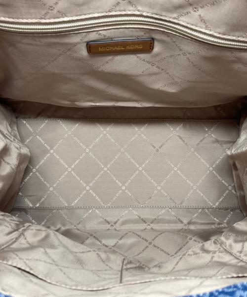 MICHAEL KORS（マイケルコース）MICHAEL KORS (マイケルコース) トートバッグ インディゴの古着・服飾アイテム