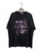 Hanesヘインズ）の古着「Eric ClaptonプリントTシャツ」｜ブラック