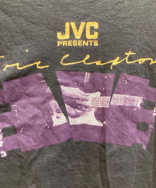 Hanes（ヘインズ）Hanes (ヘインズ) Eric ClaptonプリントTシャツ ブラック サイズ:XL/TG(46-48)の古着・服飾アイテム