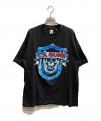 ORANGELABELオレンジレーベル）の古着「L.A.GunsプリントTシャツ」｜ブラック
