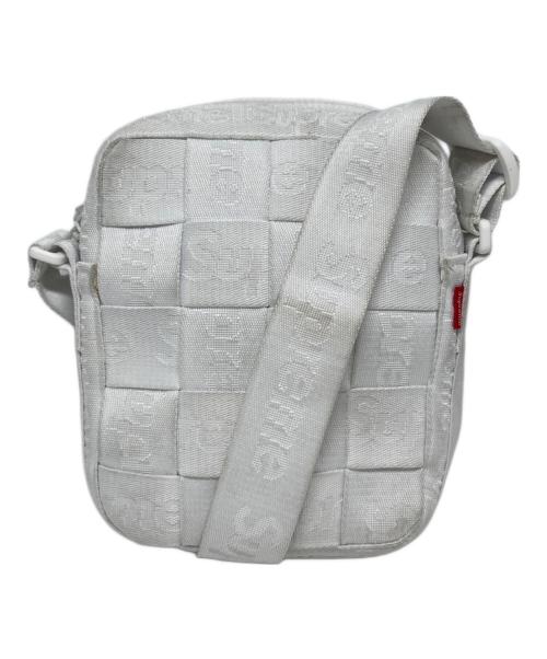 SUPREME（シュプリーム）SUPREME (シュプリーム) woven shoulder bag ホワイトの古着・服飾アイテム