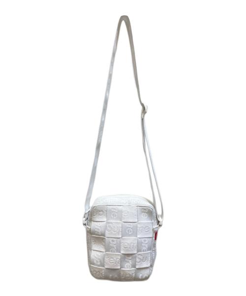 SUPREME（シュプリーム）SUPREME (シュプリーム) woven shoulder bag ホワイトの古着・服飾アイテム