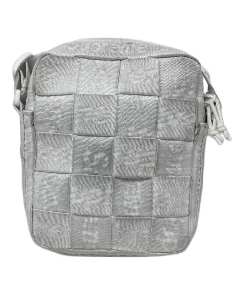 SUPREME（シュプリーム）SUPREME (シュプリーム) woven shoulder bag ホワイトの古着・服飾アイテム