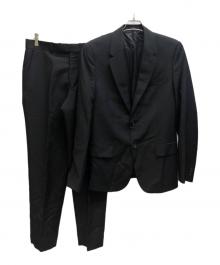 ALEXANDER McQUEEN（アレキサンダーマックイーン）の古着「ウールモヘヤ 2Bセットアップ / 325560 QAU68」｜ブラック