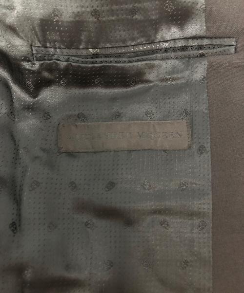 ALEXANDER McQUEEN（アレキサンダーマックイーン）ALEXANDER McQUEEN (アレキサンダーマックイーン) ウールモヘヤ 2Bセットアップ / 325560 QAU68 ブラック サイズ:50の古着・服飾アイテム