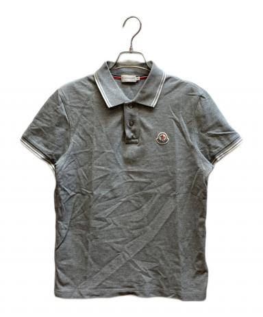 MONCLER モンクレール ボーダー ポロシャツ グレー Sサイズ 中古・古着通販】MONCLER (モンクレール) ポロシャツ / 131-091-83043