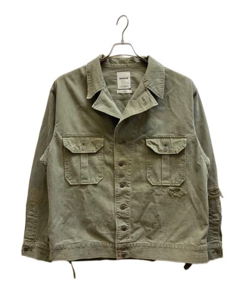BOWWOW（バウワウ）BOWWOW (バウワウ) M41 HBT JK オリーブ サイズ:XLの古着・服飾アイテム