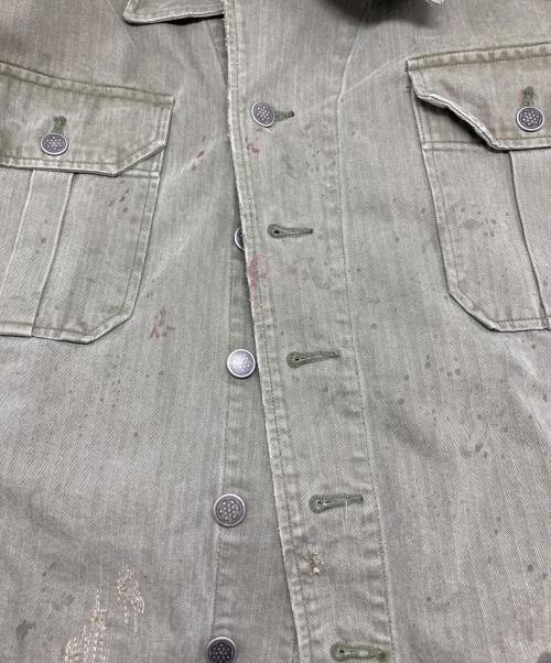 BOWWOW（バウワウ）BOWWOW (バウワウ) M41 HBT JK オリーブ サイズ:XLの古着・服飾アイテム