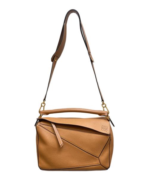 LOEWE（ロエベ）LOEWE (ロエベ) パズルエッジバッグミディアム ブラウンの古着・服飾アイテム