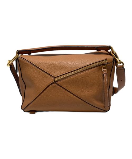 LOEWE（ロエベ）LOEWE (ロエベ) パズルエッジバッグミディアム ブラウンの古着・服飾アイテム