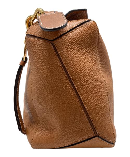 LOEWE（ロエベ）LOEWE (ロエベ) パズルエッジバッグミディアム ブラウンの古着・服飾アイテム