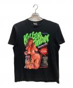 EROSTIKAエロスティカ）の古着「プリントTシャツ」｜ブラック