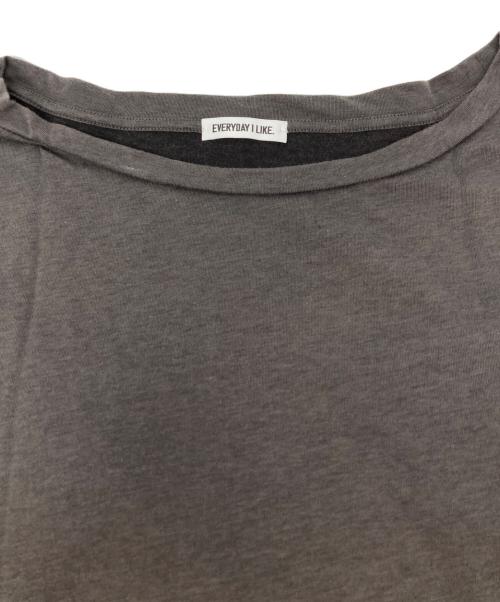 DEUXIEME CLASSE（ドゥーズィエム クラス）DEUXIEME CLASSE (ドゥーズィエム クラス) Co/R Relax Tシャツ グレー サイズ:FREEの古着・服飾アイテム